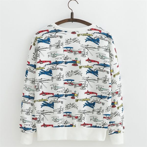 jkkucoco women cotton hoodies vintage plane print long sleeve o-neck casual sweatshirts women sweatshirt thin loose style s m 201202, Black
jkkucoco women cotton hoodies vintage plane print long sleeve o-neck casual sweatshirts women sweatshirt thin loose style s m 201202, Black