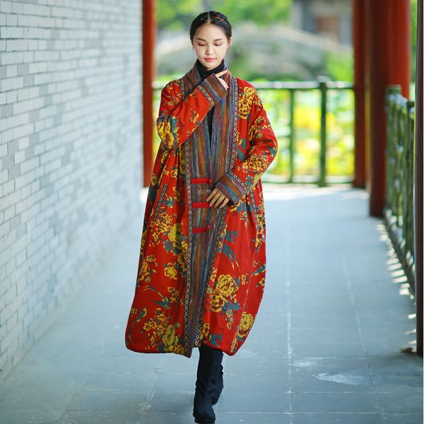 winter parka women jacket coat 2020 new vintage robe long sleeve warm women clothing thick print coat, Black
winter parka women jacket coat 2020 new vintage robe long sleeve warm women clothing thick print coat, Black