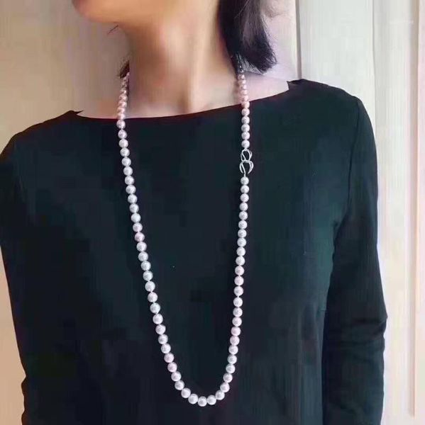 new more wear style 100cm long 10mm white shell pearl necklace sweater chain fashion jewelry1, Silver
new more wear style 100cm long 10mm white shell pearl necklace sweater chain fashion jewelry1, Silver
