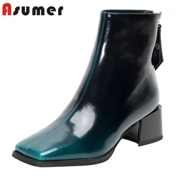 asumer 2020 gradient thick heel boots women casual shoes square toe zip fashion ankle boots woman1, Black
asumer 2020 gradient thick heel boots women casual shoes square toe zip fashion ankle boots woman1, Black