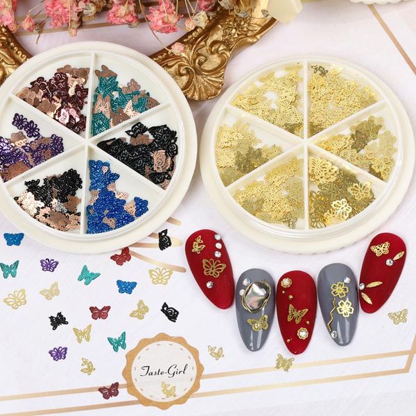 1 wheel mix 6 styles butterfly letter lo go metal charm nail art sequins decoration alloy slice ornaments diy manicure tips, Silver;gold
1 wheel mix 6 styles butterfly letter lo go metal charm nail art sequins decoration alloy slice ornaments diy manicure tips, Silver;gold