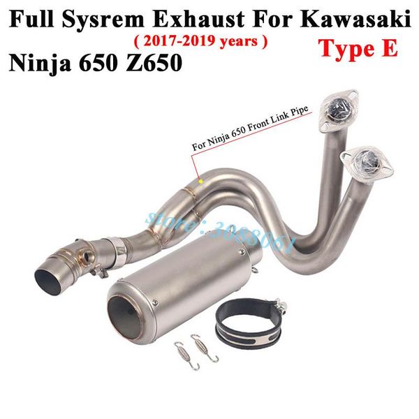 full system motorcycle yoshimura exhaust escape sc for ninja 650 er6n z650 2020 18 2020modified front link pipe muffler
full system motorcycle yoshimura exhaust escape sc for ninja 650 er6n z650 2020 18 2020modified front link pipe muffler