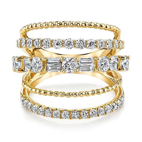 huitan trendy bohemian stylish women rings several layers with full micro paved women jewelry gold color available ring, Slivery;golden
huitan trendy bohemian stylish women rings several layers with full micro paved women jewelry gold color available ring, Slivery;golden