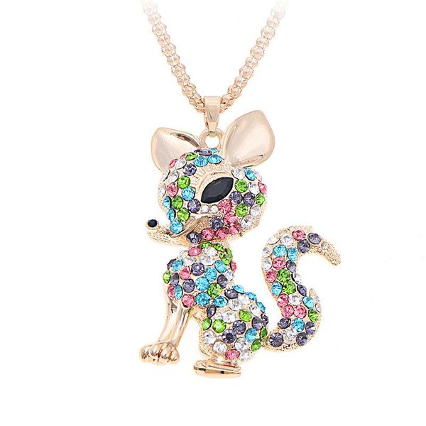cute fox necklaces pendant rhinestone for women fashion jewelry crystal pendant & necklace, Silver
cute fox necklaces pendant rhinestone for women fashion jewelry crystal pendant & necklace, Silver