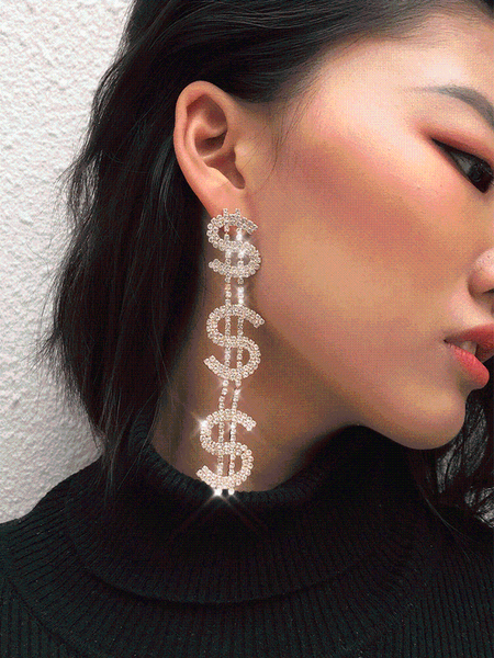 Geometry Korean Shinning Rhinestone Long Drop Earrings for Women Jewelry Punk Accessories Asymmetric Exaggeration Earrings Girls, Silver
Geometry Korean Shinning Rhinestone Long Drop Earrings for Women Jewelry Punk Accessories Asymmetric Exaggeration Earrings Girls, Silver