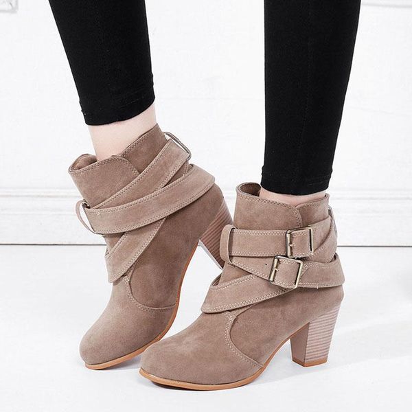 winter women vintage ankle boots cowboy boots big size 35-42 nice double buckle thick high heels shoes woman faux suede1, Black
winter women vintage ankle boots cowboy boots big size 35-42 nice double buckle thick high heels shoes woman faux suede1, Black