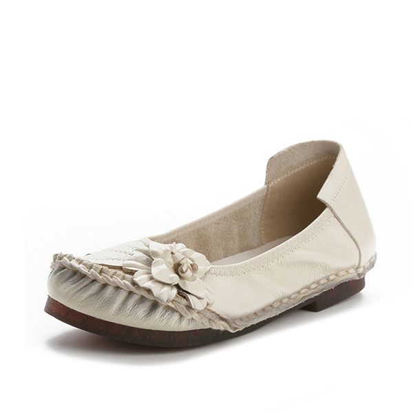 2020 retro genuine flats for ladies hand-sewn leather soft loafers female casual solid vintage women shoes, Red;white
2020 retro genuine flats for ladies hand-sewn leather soft loafers female casual solid vintage women shoes, Red;white