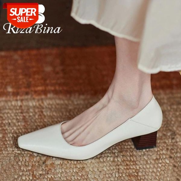rizabina new high heel women shoes genuine leather pumps women thick heel fashion office ladies shoes footwear size 33-41 #kc20
rizabina new high heel women shoes genuine leather pumps women thick heel fashion office ladies shoes footwear size 33-41 #kc20