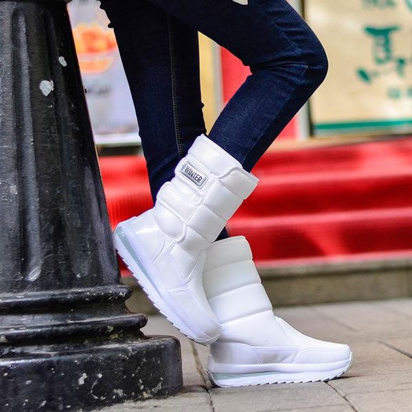 classic women winter boots mid-calf snow boots female warm fur plush insole botas mujer size 36-40, Black
classic women winter boots mid-calf snow boots female warm fur plush insole botas mujer size 36-40, Black