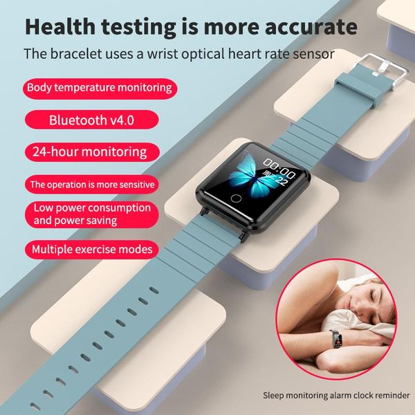 smart watch v6 thermometer bracelet temperature measurement watch men women heart rate fitness tracker clock sport smartwatch bbydrb
smart watch v6 thermometer bracelet temperature measurement watch men women heart rate fitness tracker clock sport smartwatch bbydrb