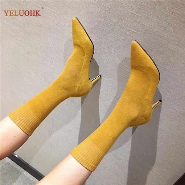 women's mid calf boots stretch fabric sock boots women's winter shoes high heel ladies shoes 34-39 red yellow black green
women's mid calf boots stretch fabric sock boots women's winter shoes high heel ladies shoes 34-39 red yellow black green