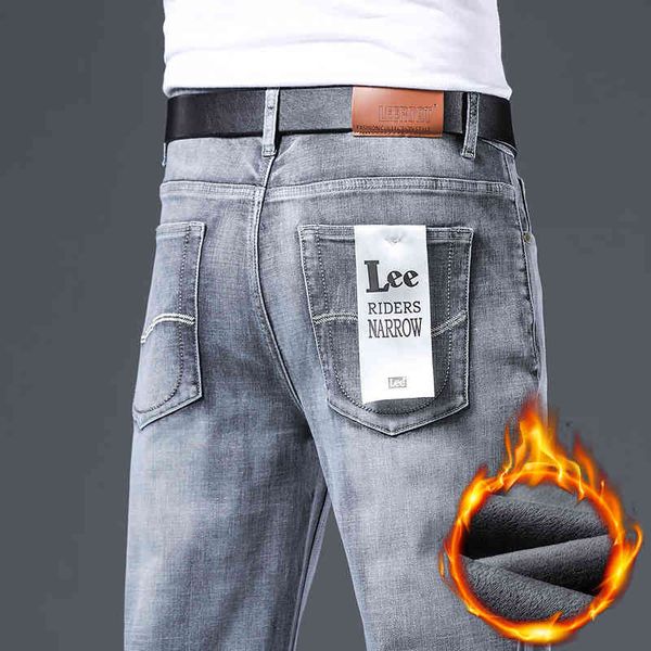 2021 winter jeans men gray slim fit stretch thick velvet pants warm casual fleece trousers male plus size 40, Blue
2021 winter jeans men gray slim fit stretch thick velvet pants warm casual fleece trousers male plus size 40, Blue