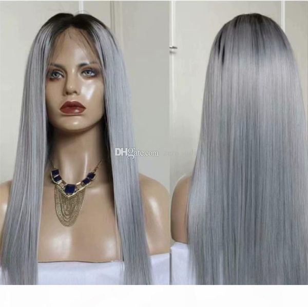 middle part straight grey ombre two tone t1b grey full lace human hair wig straight brazilian virgin hair 150% density pre-plucked hairline, Black;brown
middle part straight grey ombre two tone t1b grey full lace human hair wig straight brazilian virgin hair 150% density pre-plucked hairline, Black;brown