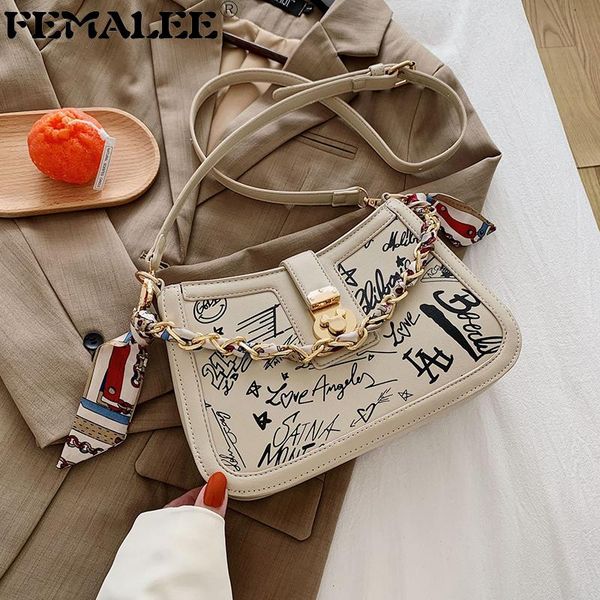 ins graffiti bag for women fashion letter print handbag with scarf luxury chains crossbody bags ladies trendy shoulder purse
ins graffiti bag for women fashion letter print handbag with scarf luxury chains crossbody bags ladies trendy shoulder purse