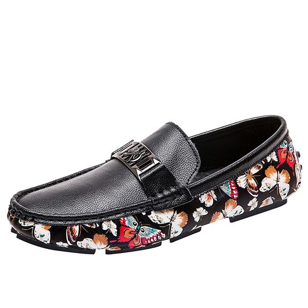 man new fashion colorfully printing shoe man masculino comfy casual shoes male leather loafers moccasins hombre zapatillas, Black
man new fashion colorfully printing shoe man masculino comfy casual shoes male leather loafers moccasins hombre zapatillas, Black