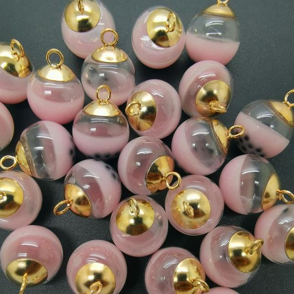 new diy 6pcs 16mm mini glass bubble tea bottles beads pendant ornaments jewelry making bbynbz, Black
new diy 6pcs 16mm mini glass bubble tea bottles beads pendant ornaments jewelry making bbynbz, Black