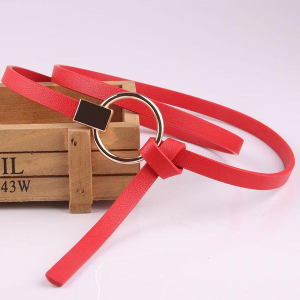 women pu leather belts candy color thin skinny waistband adjustable belt women dress strap fashion round circle narrow belts, Black;brown
women pu leather belts candy color thin skinny waistband adjustable belt women dress strap fashion round circle narrow belts, Black;brown