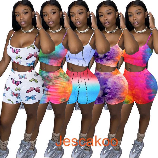 women tracksuit two-piece set fashion sling tie dye printing sleeveless short pants ladies suit new 2022, Gray
women tracksuit two-piece set fashion sling tie dye printing sleeveless short pants ladies suit new 2022, Gray