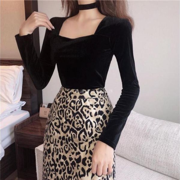 women's blouses & shirts black navy blue velvet shirt women square neck blouse long sleeve autumn blusas mujer plus size 5xl s397, White
women's blouses & shirts black navy blue velvet shirt women square neck blouse long sleeve autumn blusas mujer plus size 5xl s397, White