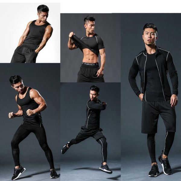 running sets moxilyn 6pcs set men's compression gym tights sports sportswear suits training clothes workout jogging clothing tracksuit, Black;blue
running sets moxilyn 6pcs set men's compression gym tights sports sportswear suits training clothes workout jogging clothing tracksuit, Black;blue