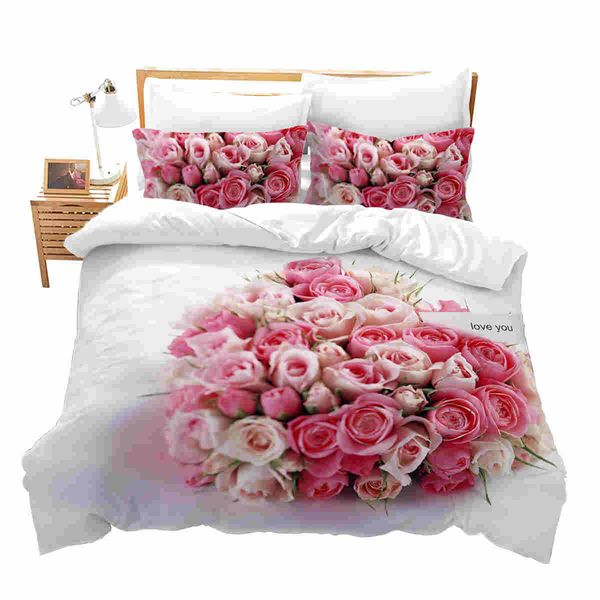 luxury 3d pink flower printing bedding set bed sheet duvet cover pillowcase cover set twin queen size bedspread
luxury 3d pink flower printing bedding set bed sheet duvet cover pillowcase cover set twin queen size bedspread