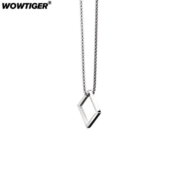 wowtiger hollow square pendant men necklace couple hip hop punk geometric pendant necklaces for women men chain gift jewelry, Silver
wowtiger hollow square pendant men necklace couple hip hop punk geometric pendant necklaces for women men chain gift jewelry, Silver