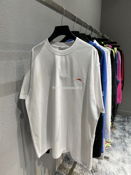 women's t-shirt spring and summer high version b family year tiger exclusive embroidery pullover round neck loose t-shirt short sleeve, White
women's t-shirt spring and summer high version b family year tiger exclusive embroidery pullover round neck loose t-shirt short sleeve, White