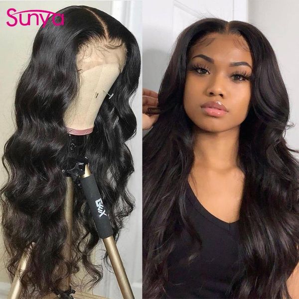 body wave wigs pre plucked remy lace closure human hair wigs for black women 150% transparent lace front sunya, Black;brown
body wave wigs pre plucked remy lace closure human hair wigs for black women 150% transparent lace front sunya, Black;brown