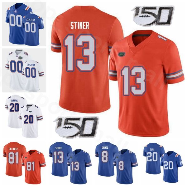 ncaa college florida gators football 8 trevon grimes jersey 13 donovan stiner 20 malik davis 81 antonio callaway 3 treon harris custom name, Black
ncaa college florida gators football 8 trevon grimes jersey 13 donovan stiner 20 malik davis 81 antonio callaway 3 treon harris custom name, Black