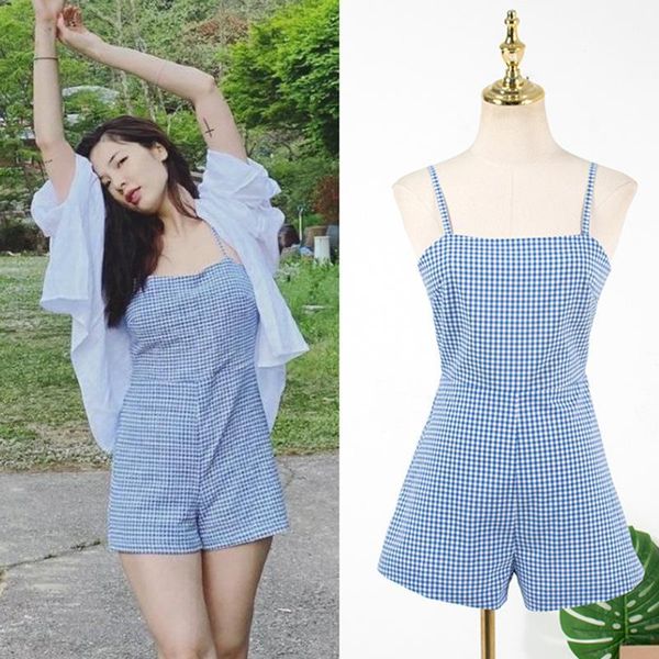 kpop 4minute kim hyun a summer fashion blue plaid sling lace-up jumpsuit + white loose cardigan shirts women two piece set1, Gray
kpop 4minute kim hyun a summer fashion blue plaid sling lace-up jumpsuit + white loose cardigan shirts women two piece set1, Gray
