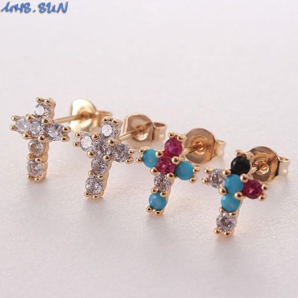 mhs.sun women fashion cz cross stud earrings gold color trendy girls cubic zirconia stud earrings for party gift 1pair1, Golden;silver
mhs.sun women fashion cz cross stud earrings gold color trendy girls cubic zirconia stud earrings for party gift 1pair1, Golden;silver