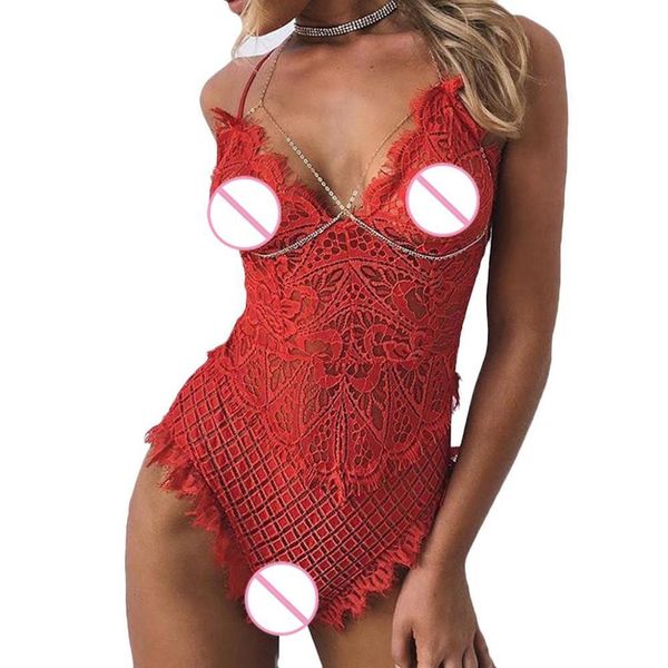women summer bodysuit sleepwear lace 2019 soft backless jumpsuit bodysuit night lover fashion home clothes for female black, Black;white
women summer bodysuit sleepwear lace 2019 soft backless jumpsuit bodysuit night lover fashion home clothes for female black, Black;white