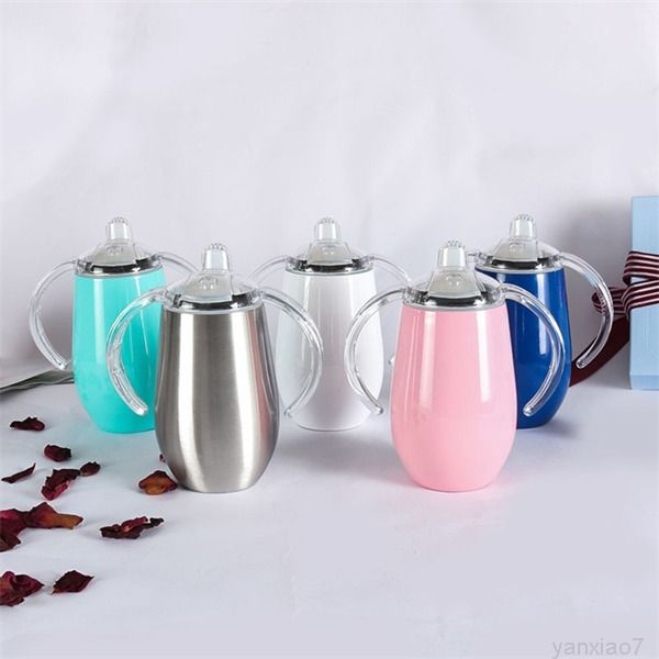 10oz sippy cups baby shaped stainless steel vacuum insulated milk bottles newborn feeding bottle with double handle ao5
10oz sippy cups baby shaped stainless steel vacuum insulated milk bottles newborn feeding bottle with double handle ao5