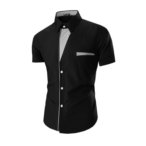 drop shipping -xxl 4 colors novelty design boy's shirts short sleeve fashion young mens slim fit striped patchwork style, White;black
drop shipping -xxl 4 colors novelty design boy's shirts short sleeve fashion young mens slim fit striped patchwork style, White;black