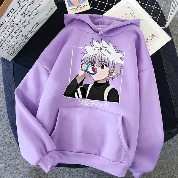 cute womens hoodies hunter x hunter men women pullovers hoodies sweatshirt pull killua zoldyck hisoka 90s anime hoody stre c0127, Black
cute womens hoodies hunter x hunter men women pullovers hoodies sweatshirt pull killua zoldyck hisoka 90s anime hoody stre c0127, Black
