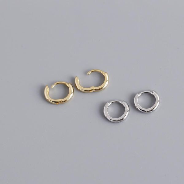 hoop & huggie dia.8.4mm small 100% authentic 925 sterling silver white/gold smooth round lucky earrings jewelry ce28, Golden;silver
hoop & huggie dia.8.4mm small 100% authentic 925 sterling silver white/gold smooth round lucky earrings jewelry ce28, Golden;silver