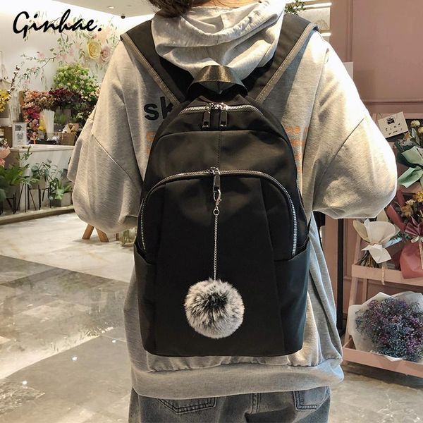 2020 fashion women's anti-theft backpack casual waterproof nylon solid shoulder bags travel school bags for girls
2020 fashion women's anti-theft backpack casual waterproof nylon solid shoulder bags travel school bags for girls