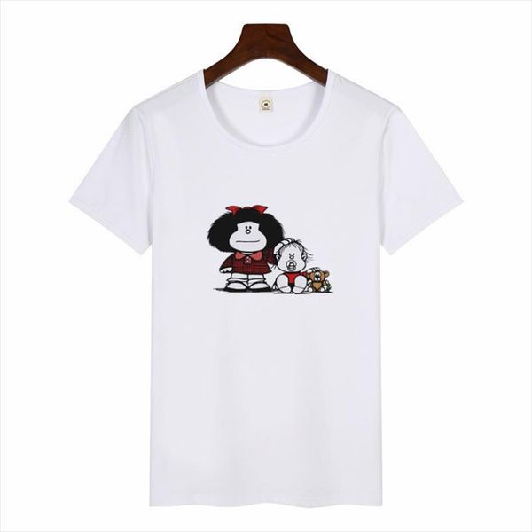 мода o шеи tshirt harajuku мультфильм симпатичные тода mafalda печати тенниска 2020 женщин с коротким рукавом топы девочки повседневная kawa, White
мода o шеи tshirt harajuku мультфильм симпатичные тода mafalda печати тенниска 2020 женщин с коротким рукавом топы девочки повседневная kawa, White