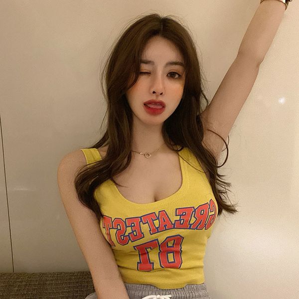 women's in summer with letter sports vest u-neck and undershirt
women's in summer with letter sports vest u-neck and undershirt