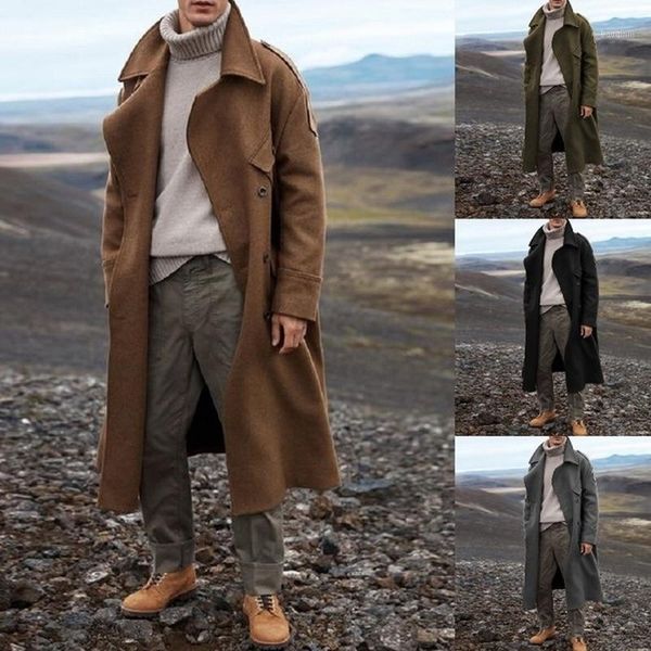 winter coat men long trench casual brown warm coat streetwear trench jacket outerwear blends1, Black
winter coat men long trench casual brown warm coat streetwear trench jacket outerwear blends1, Black