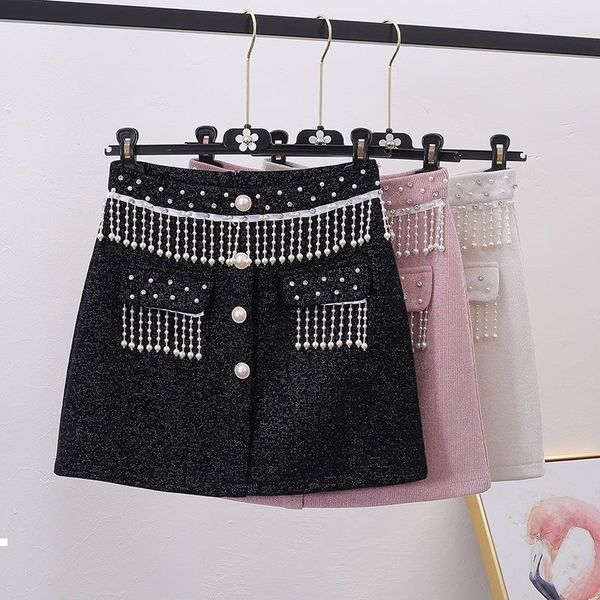 new autumn 2021 and winter women's fringe fine high-to-line pink female skirt y375 d87q, Black
new autumn 2021 and winter women's fringe fine high-to-line pink female skirt y375 d87q, Black