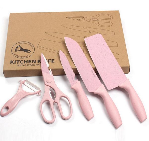selling baby food supplement wheat straw stainless steel knife set non-stick color knife set new sqcato homes2007
selling baby food supplement wheat straw stainless steel knife set non-stick color knife set new sqcato homes2007
