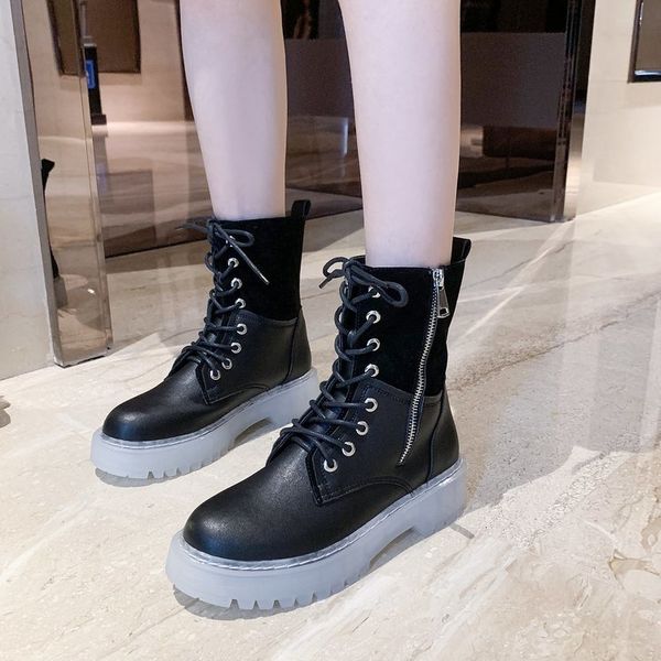 2021 new british style women boot of autumn winter women's shoes lace up to deep ladies mujer boots 2uup, Black
2021 new british style women boot of autumn winter women's shoes lace up to deep ladies mujer boots 2uup, Black
