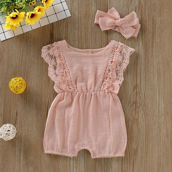 summer newborn girls rompers set flare sleeve solid print lace design romper jumpsuit with headband one-pieces 201027, Blue
summer newborn girls rompers set flare sleeve solid print lace design romper jumpsuit with headband one-pieces 201027, Blue