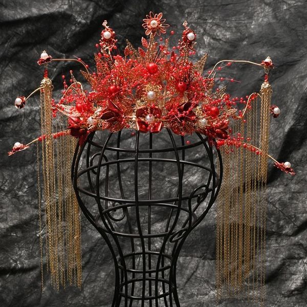 mphoenix bridal crown high end elegant headdress hefu women suitable for round face simple hair accessories wedding red step m, Silver
mphoenix bridal crown high end elegant headdress hefu women suitable for round face simple hair accessories wedding red step m, Silver