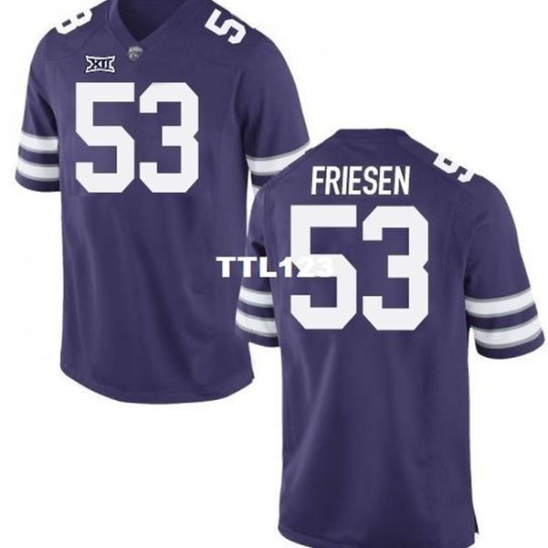 cusotm 121 kansas state wildcats jace friesen #53 real full embroidery college jersey size s-4xl or custom any name or number jersey, Black
cusotm 121 kansas state wildcats jace friesen #53 real full embroidery college jersey size s-4xl or custom any name or number jersey, Black
