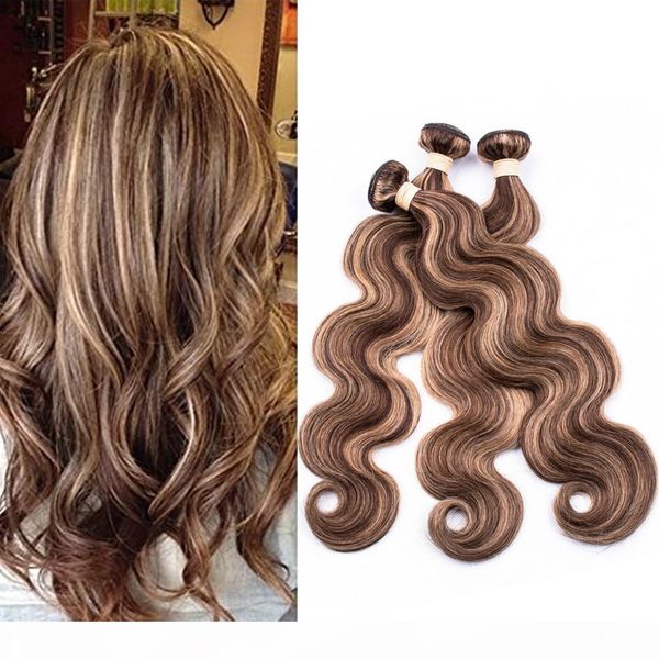 #4 27 piano color brazilian body wave human hair bundles piano color wavy human hair weaves brown mixed with honey blonde color 3bundles, Black
#4 27 piano color brazilian body wave human hair bundles piano color wavy human hair weaves brown mixed with honey blonde color 3bundles, Black