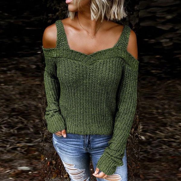 women shoulder sweater women long sleeve pullovers cold shoulder solid sweater female loose pull sleeve jumper, White;black
women shoulder sweater women long sleeve pullovers cold shoulder solid sweater female loose pull sleeve jumper, White;black