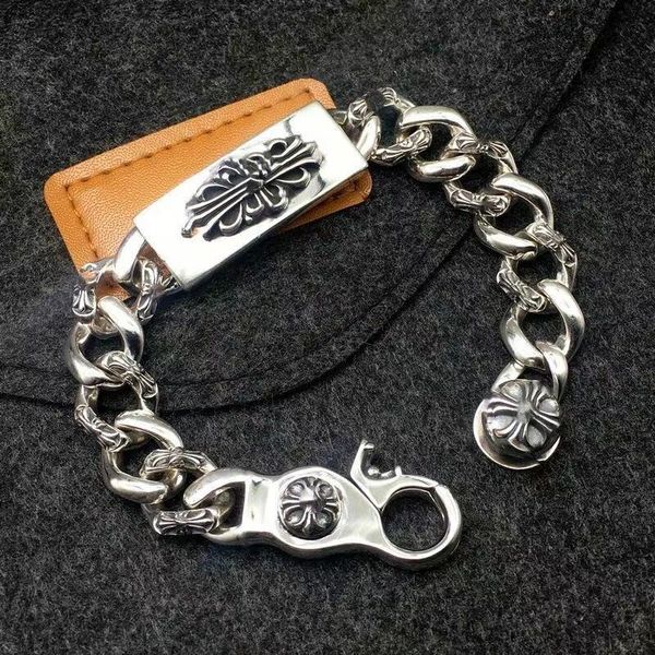 925 sterling silver sword bracelet thick classic domineering holy sword cross hand bracelet male, Golden;silver
925 sterling silver sword bracelet thick classic domineering holy sword cross hand bracelet male, Golden;silver