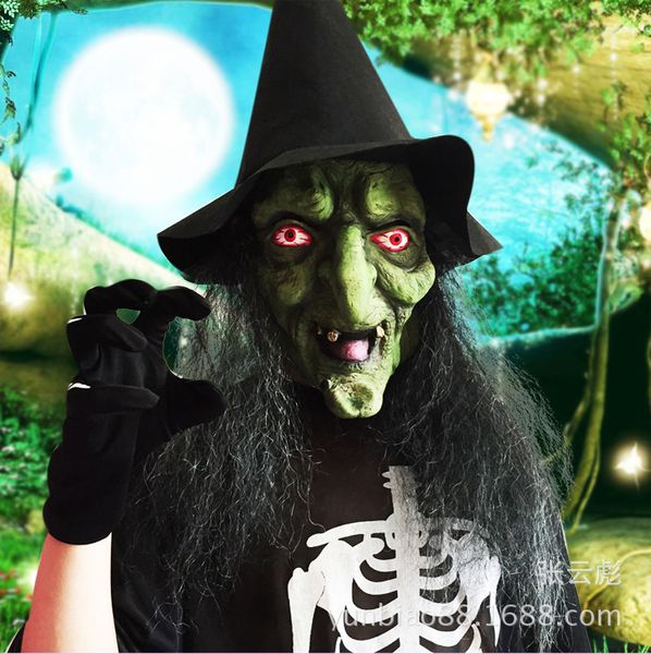 halloween witch long hair grimace mask scary witch mask scary latex headband hat dance party tricky headgear cosplay decoration
halloween witch long hair grimace mask scary witch mask scary latex headband hat dance party tricky headgear cosplay decoration